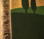 Woven Wall Tapestries — Large Tuscan Countryside Wall Hanging Decor & Tapestry Wall Art