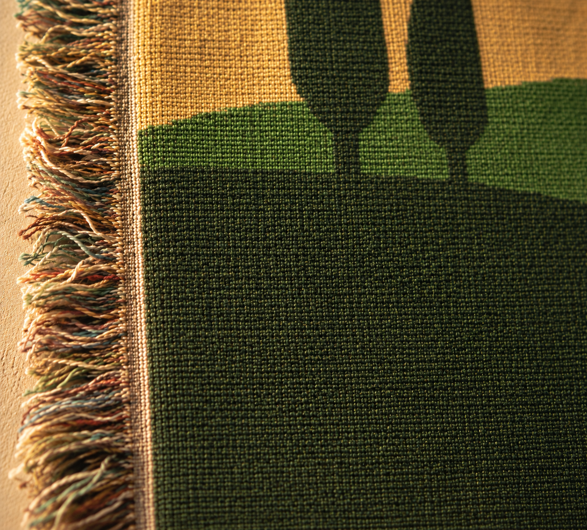 Woven Wall Tapestries — Large Tuscan Countryside Wall Hanging Decor & Tapestry Wall Art